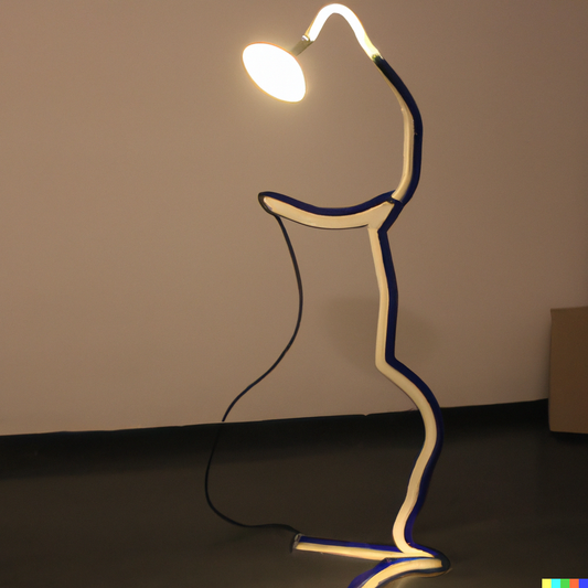 Floor Lamp in the Style of Picasso